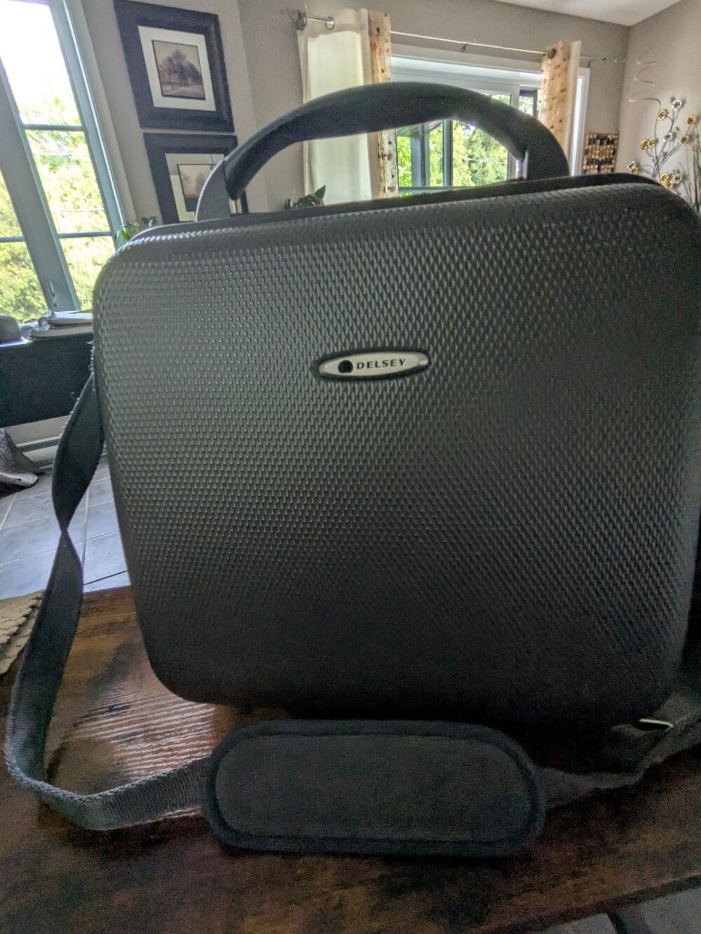 Small Delsey suitcase carry-on